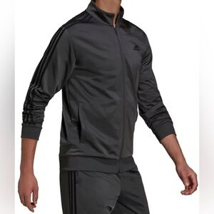 Adidas Grey Zip Track Jacket Men’s XL